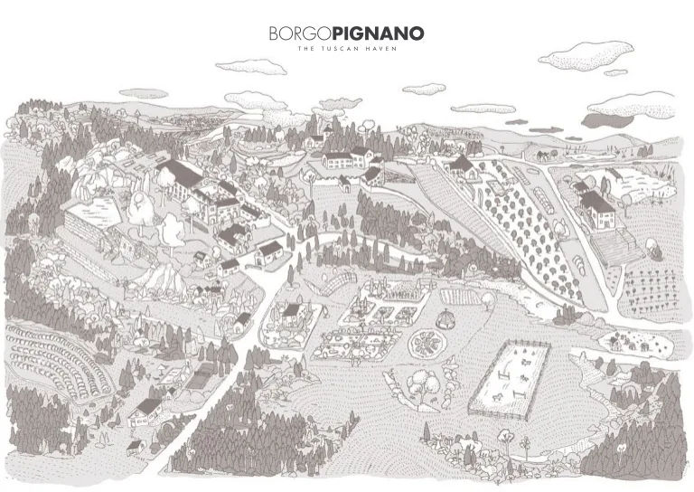 Mountain Bike Itinerary Borgo Pignano
