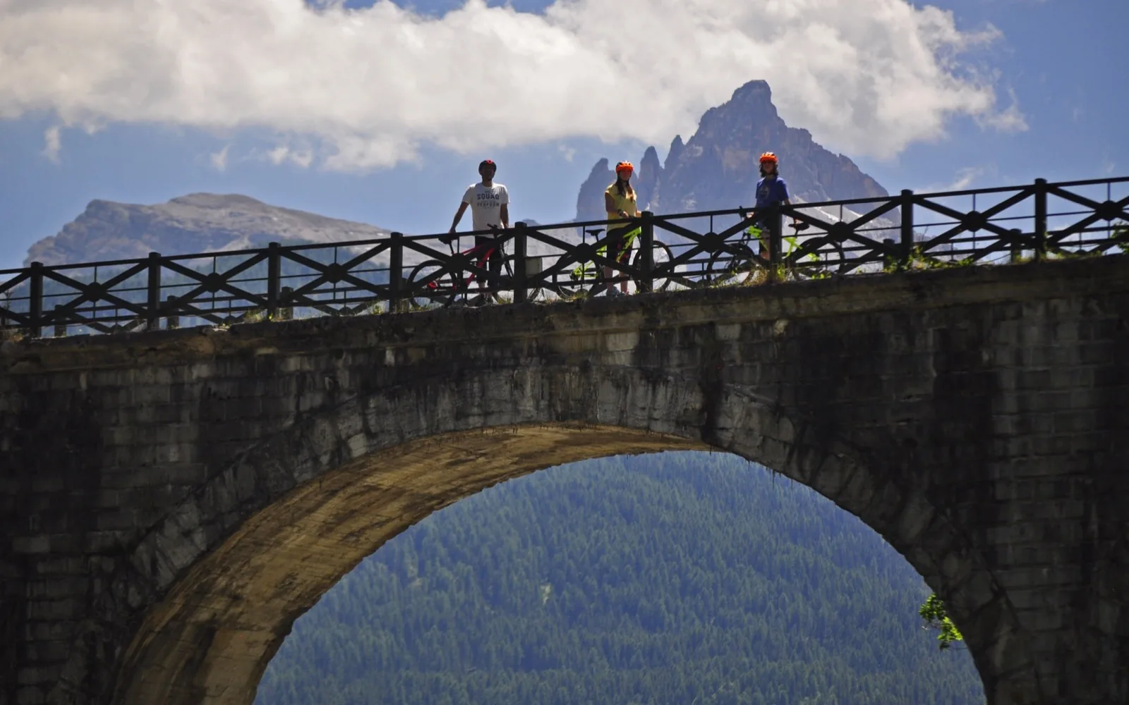 The Old Railway path Cortina Calalzo