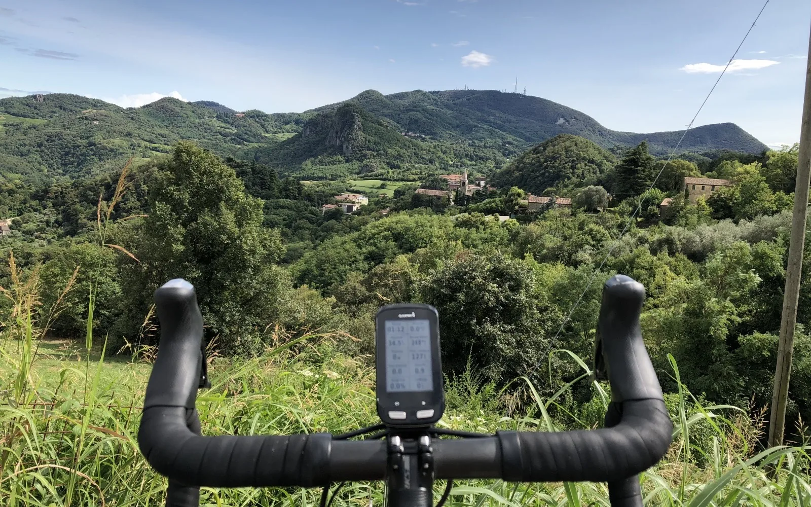 Lungo l’anello dei Colli Euganei, verso Arquà
