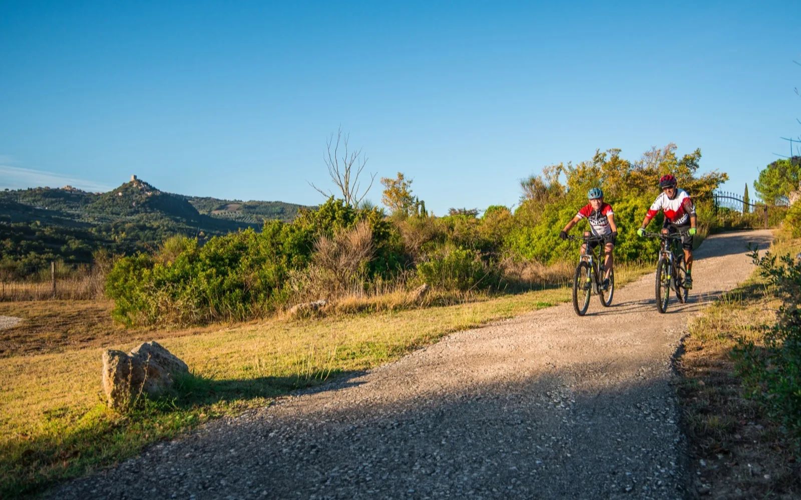 Getting back into shape: bike and spa the perfect match.